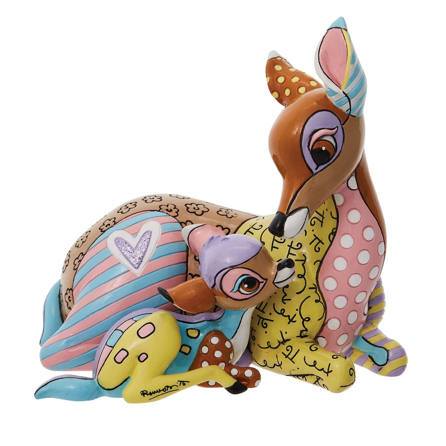 BRITIO - RB BAMBI & MOTHER FIGURINE LARGE 18CM