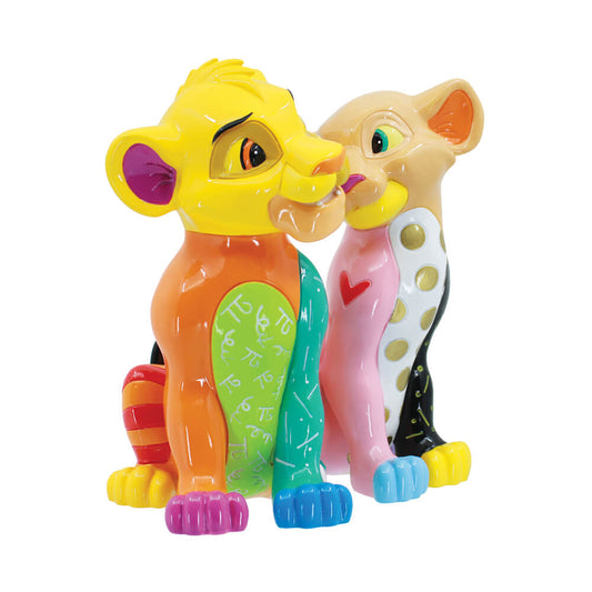 BRITTO - SIMBA AND NALA LARGE FIGURINE