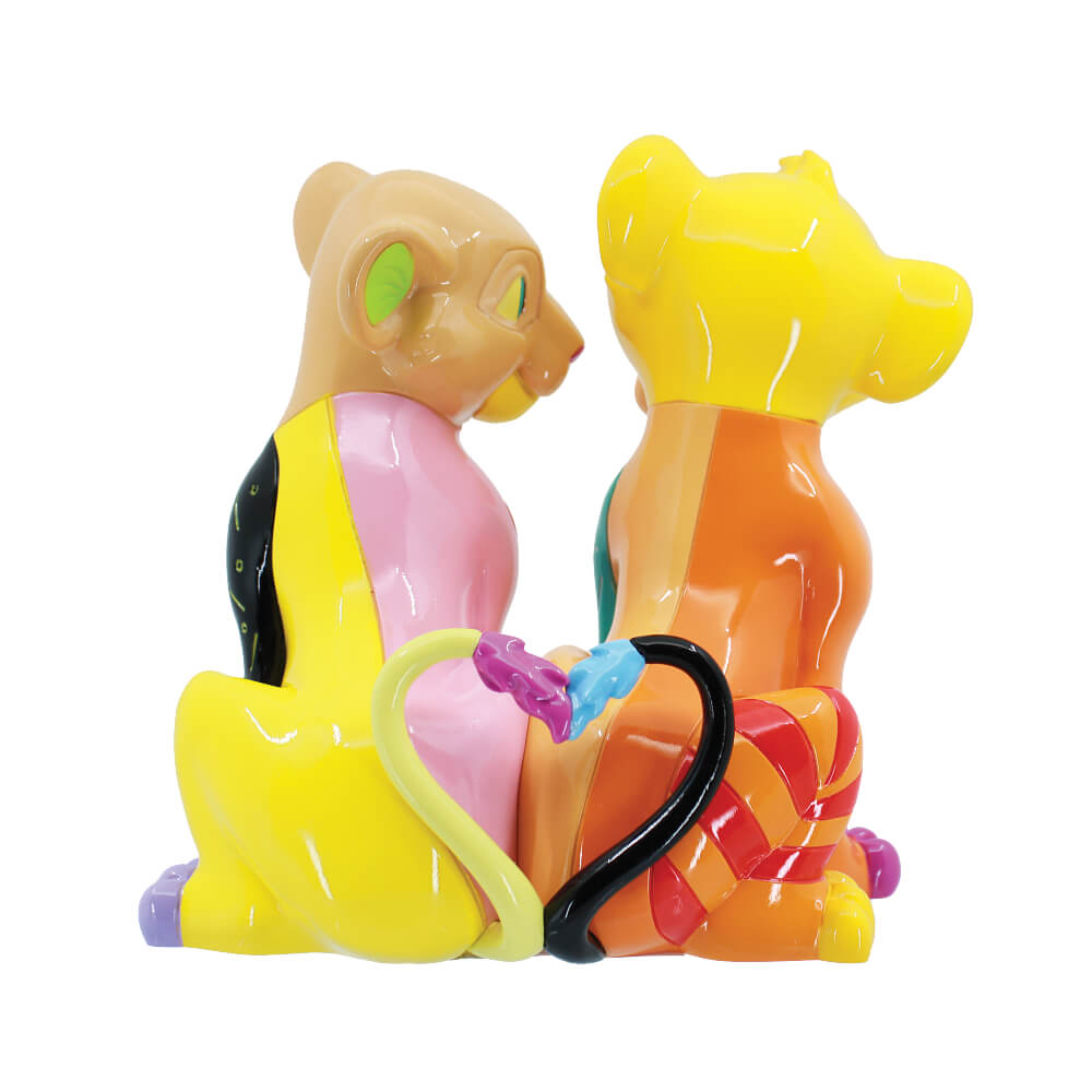 BRITTO - SIMBA AND NALA LARGE FIGURINE
