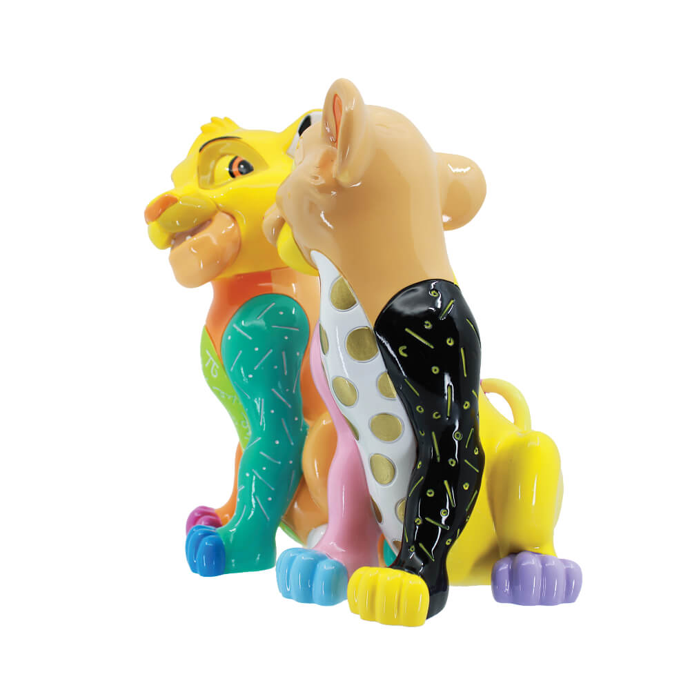 BRITTO - SIMBA AND NALA LARGE FIGURINE