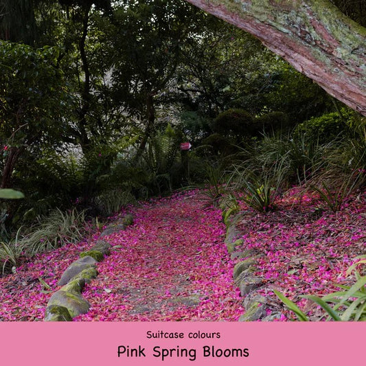 GETTING LOST - PINK SPRING BLOOMS SUITCASE