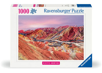 JIGSAW RAVENSBURGER - RAINBOW MOUNTAINS CHINA 1000PCS