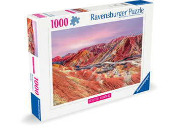 JIGSAW RAVENSBURGER - RAINBOW MOUNTAINS CHINA 1000PCS