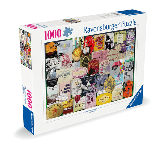 JIGSAW RAVENSBURGER - WINE LABELS 1000PCS