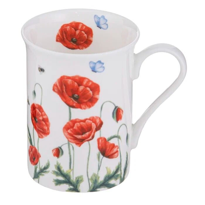 mug can poppy feilds