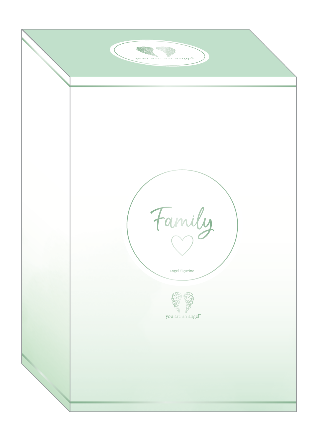 YOU ARE AN ANGEL FIGURINE 125MM - FAMILY