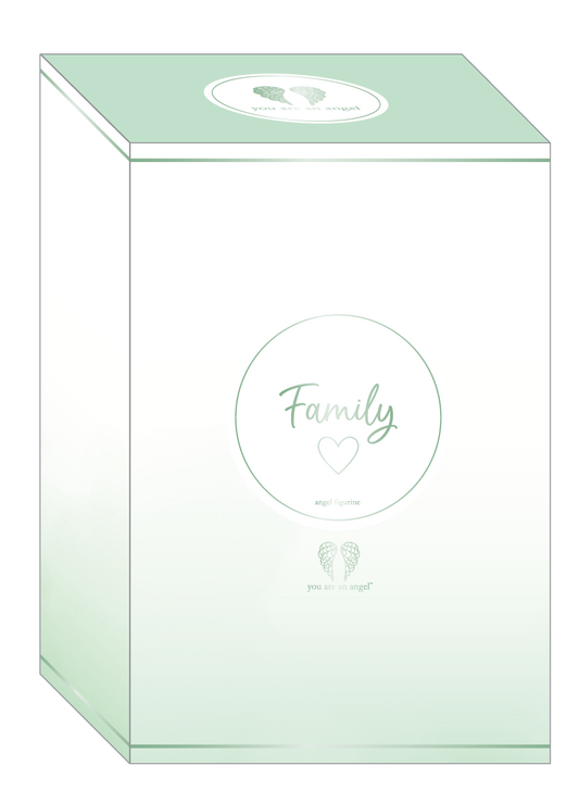 YOU ARE AN ANGEL FIGURINE 125MM - FAMILY