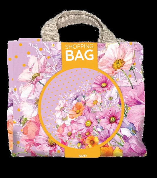 REUSABLE SHOPPING BAGS - WISTFUL WILDFLOWERS