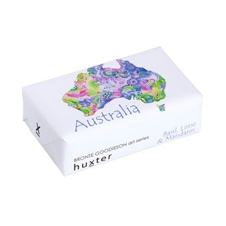 HUXTER SOAPS - BLUE MAP OF AUSTRALIA