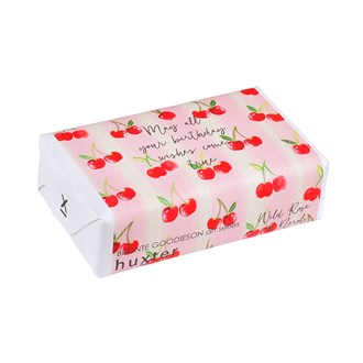 HUXTER SOAPS - CHERRY STRIPE HAPPY BIRTHDAY