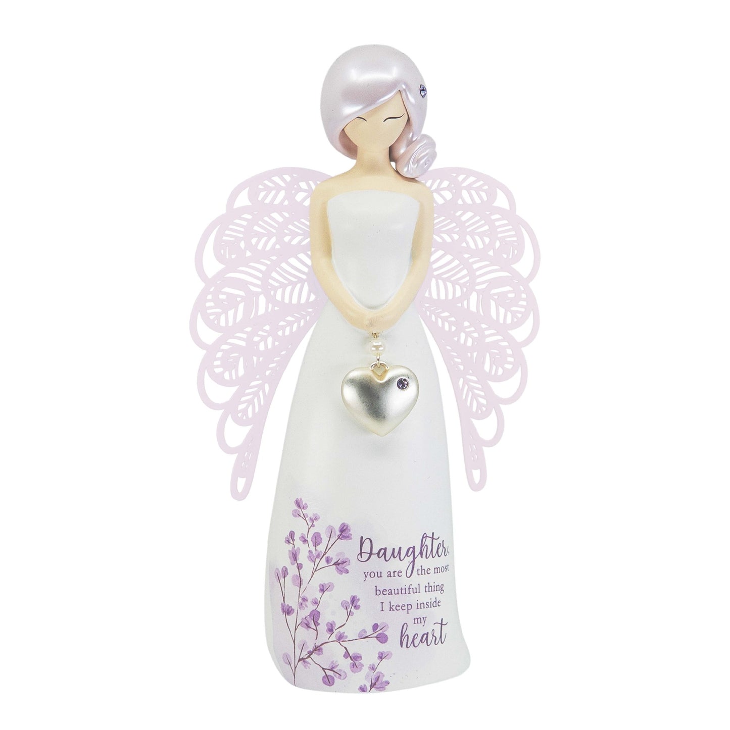 YOU ARE AN ANGEL FIGURINE 155MM DAUGHTER PURPLE