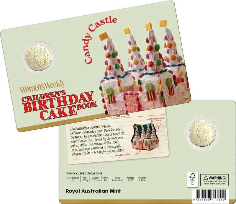 Amazing children's birthday cake cookbook coins