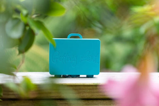 GETTING LOST - TURQUOISE RIVERS SUITCASE