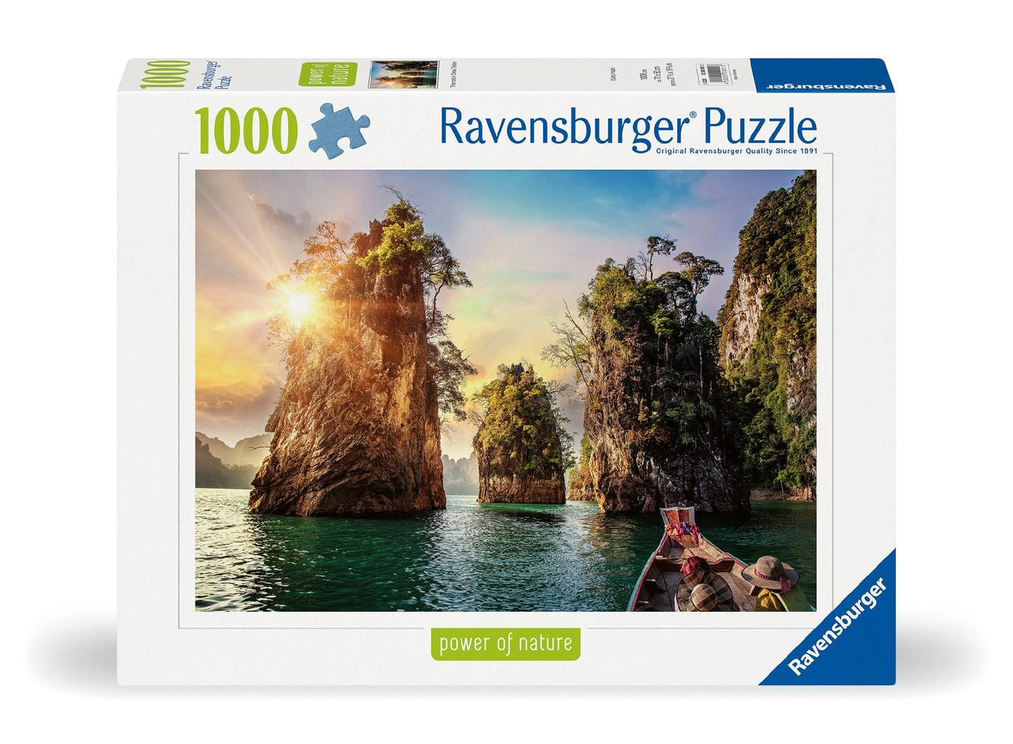 JIGSAW RAVENSBURGER - THREE ROCKS IN CHEOW, THAILAND 1000PCS