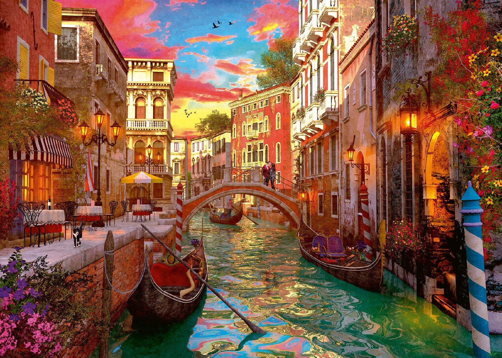 JIGSAW RAVENSBURGER - VENICE ROMANCE 1000PCS