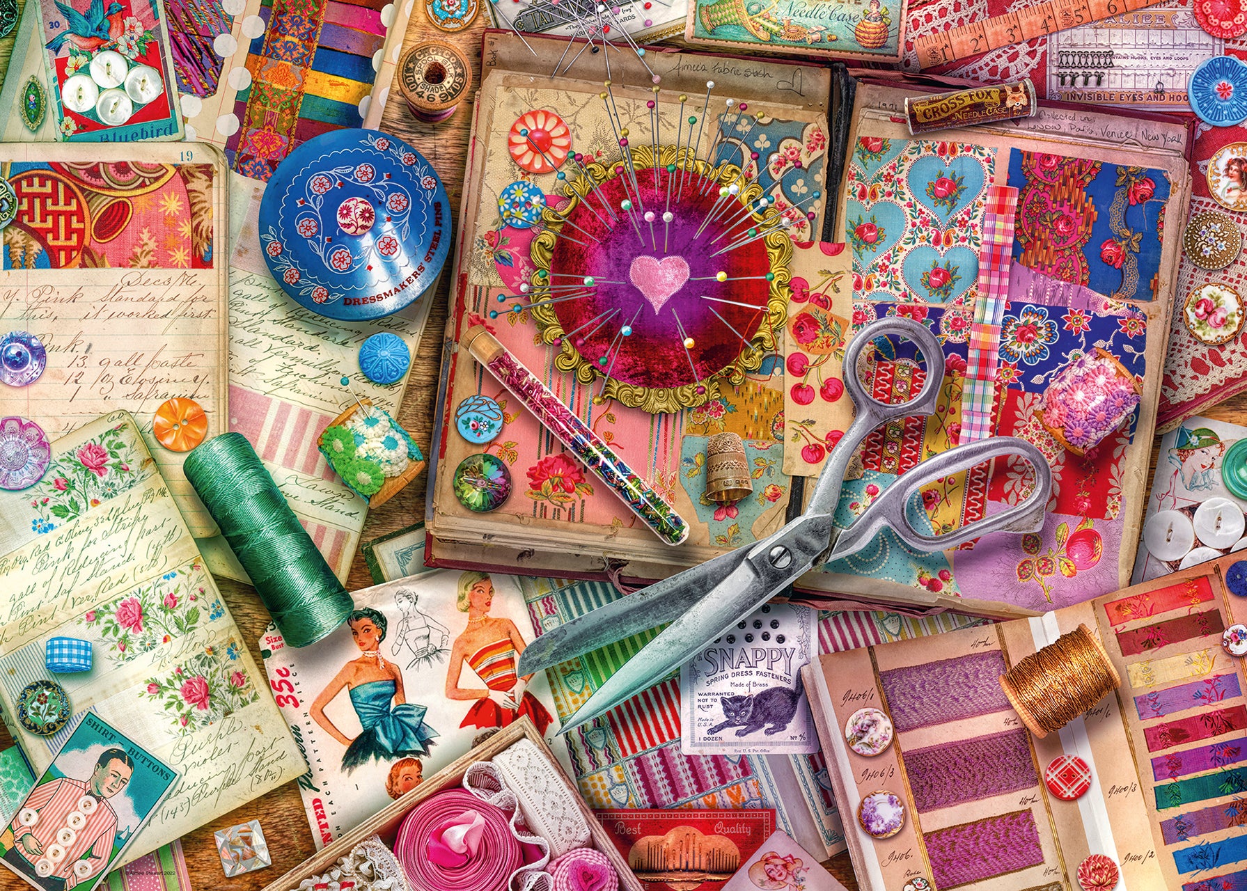 JIGSAW RAVENSBURGER - VINTAGE DRESSMAKING 1000PCS