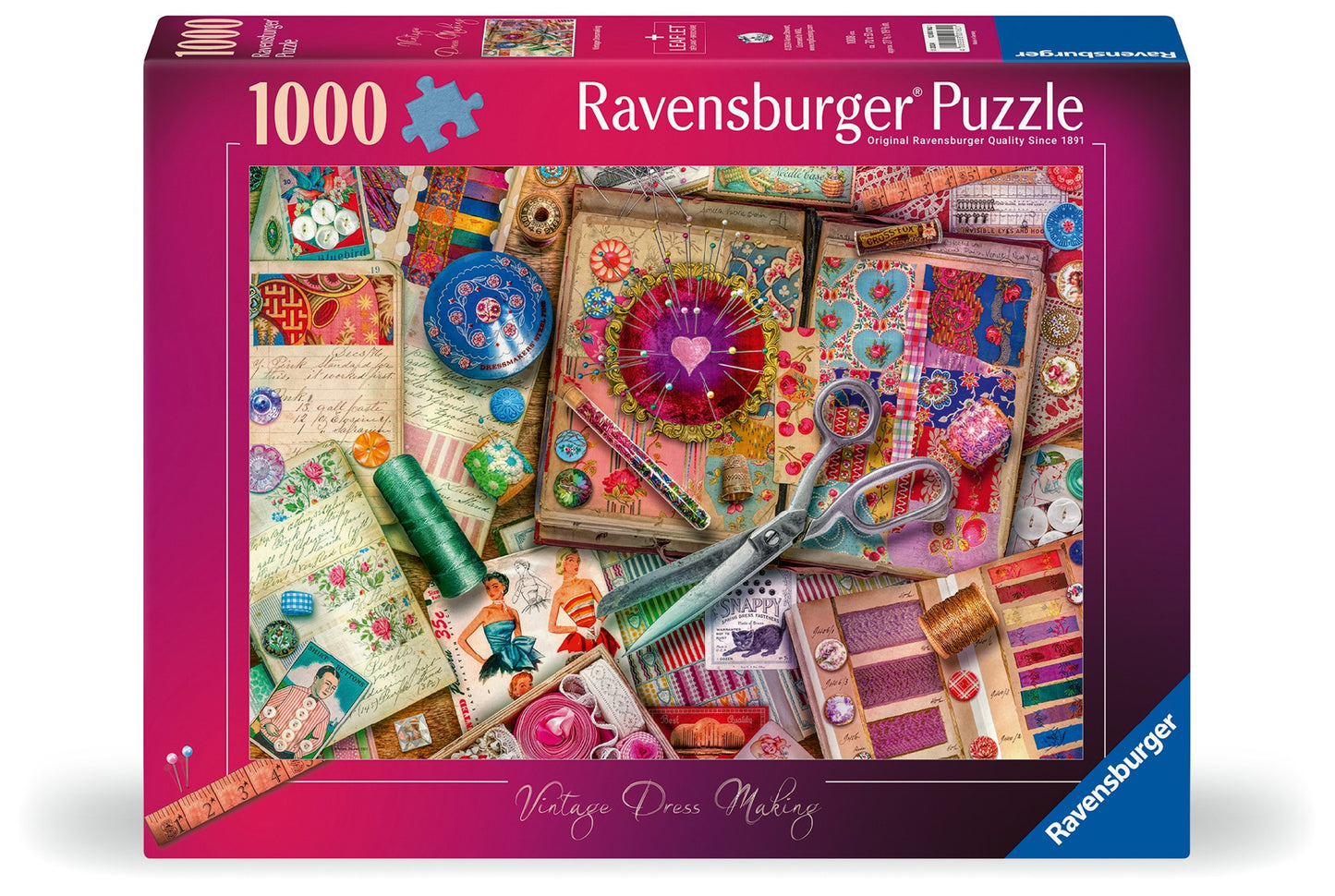 JIGSAW RAVENSBURGER - VINTAGE DRESSMAKING 1000PCS