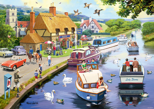 JIGSAW RAVENSBURGER - LEISURE DAYS NO 7 EVENING ON THE RIVER