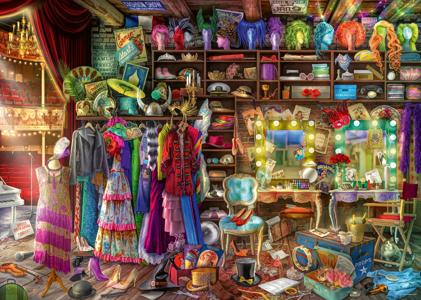 JIGSAW RAVENSBURGER - BEHIND THE SCENES 1000PCS