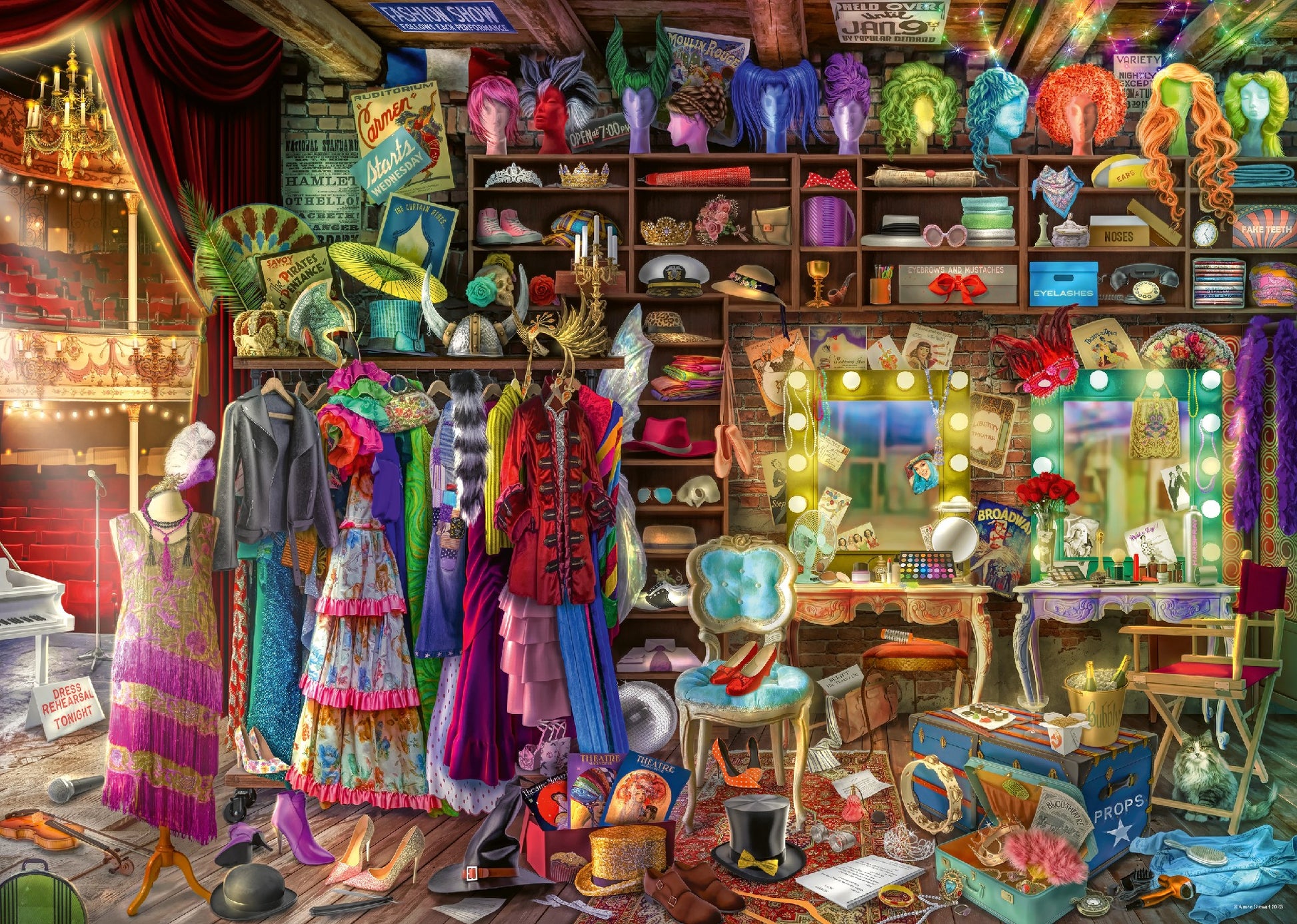 JIGSAW RAVENSBURGER - BEHIND THE SCENES 1000PCS