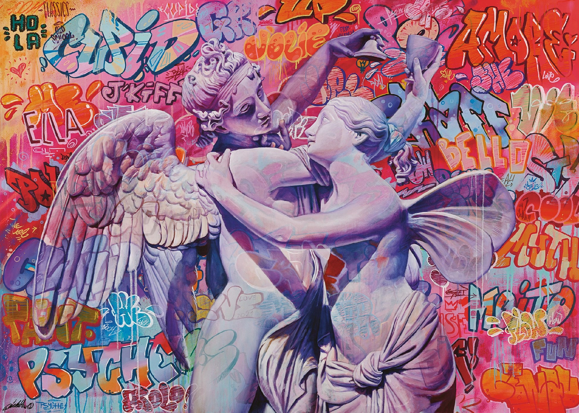 JIGSAW RAVENSBURGER - CUPID AND PSYCHE IN LOVE