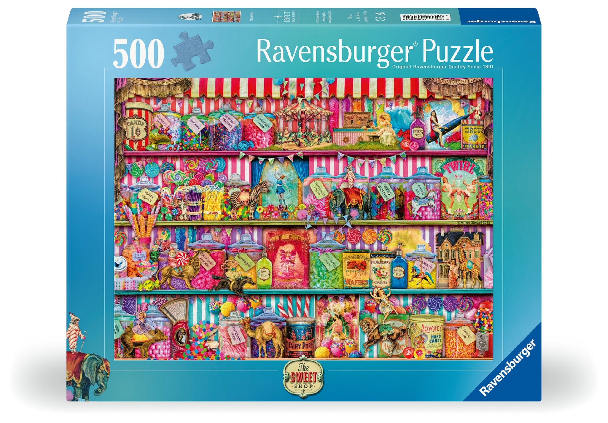 JIGSAW RAVENSBURGER - AIMEE STEWART: THE SWEET SHOP 500PCS