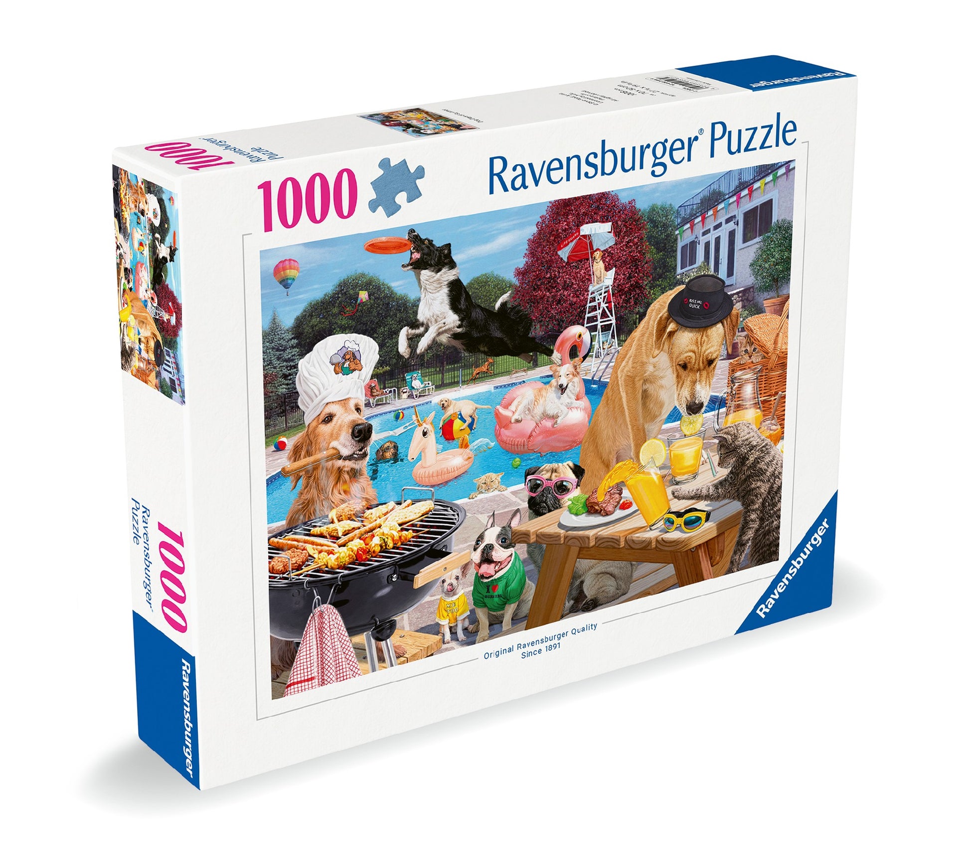 JIGSAW RAVENSBURGER - DOG DAYS OF SUMMER 1000PCS