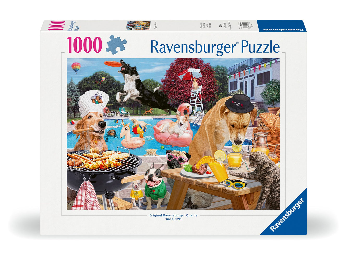 JIGSAW RAVENSBURGER - DOG DAYS OF SUMMER 1000PCS