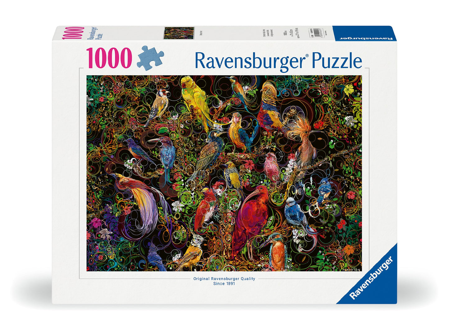 JIGSAW RAVENSBURGER - BIRDS OF ART 1000PCS