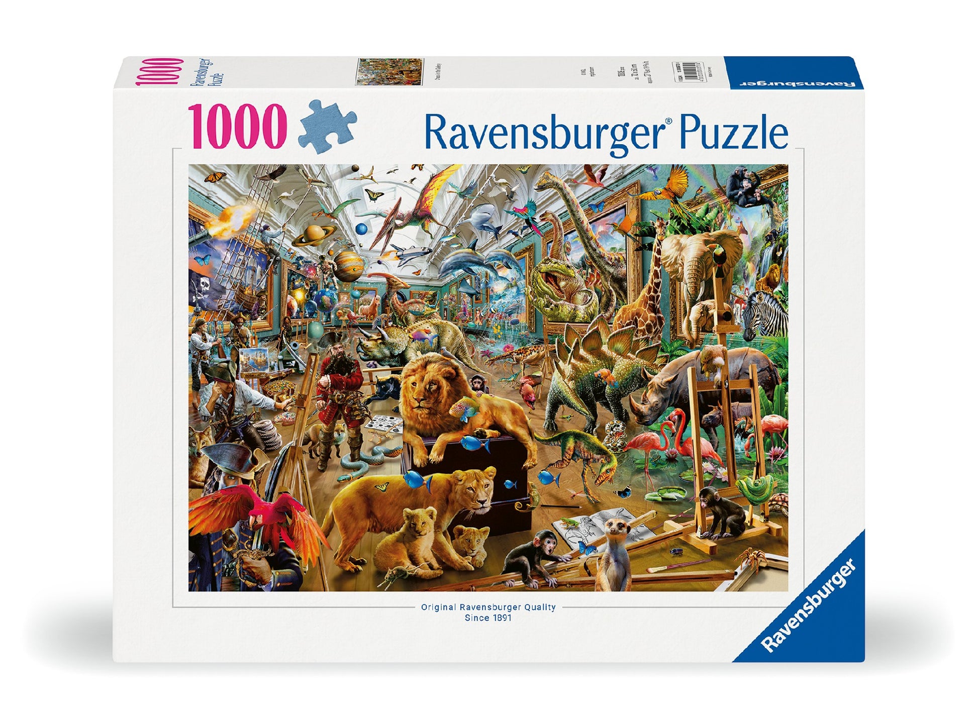JIGSAW RAVENSBURGER - CHAOS IN THE GALLERY 1000PCS