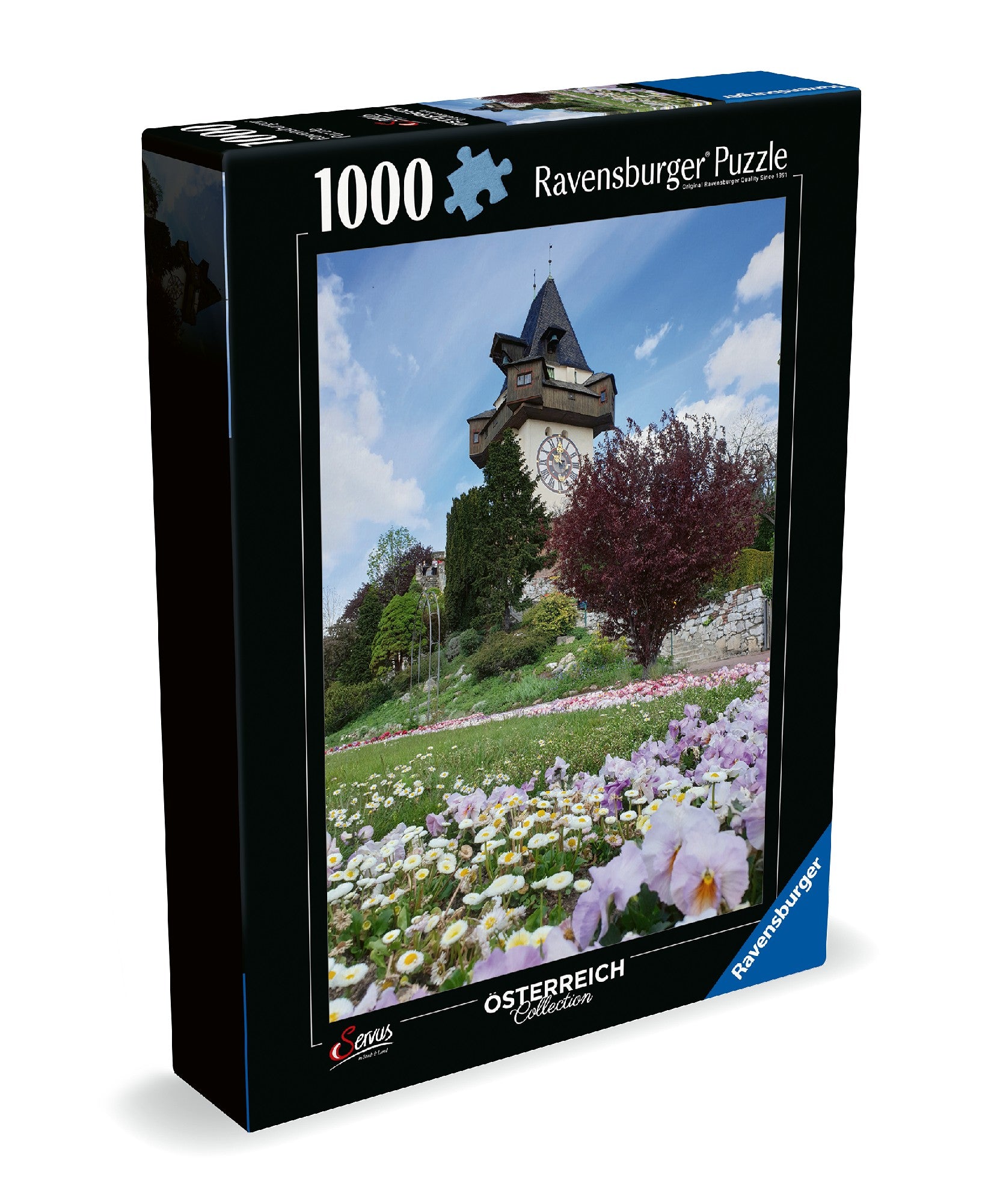 JIGSAW RAVENSBURGER - CLOCK TOWER UHRTURM IN GRAZ 1000PCS