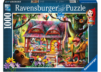 JIGSAW RAVENSBURGER - COME IN RED RIDING HOOD 1000PCS