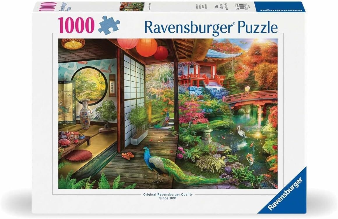 JIGSAW RAVENSBURGER - JAPANESE GARDEN TREEHOUSE 1000PC