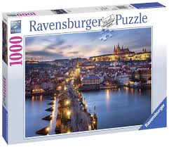 JIGSAW RAVENSBURGER - PRAGUE AT NIGHT PUZZLE 1000PCS