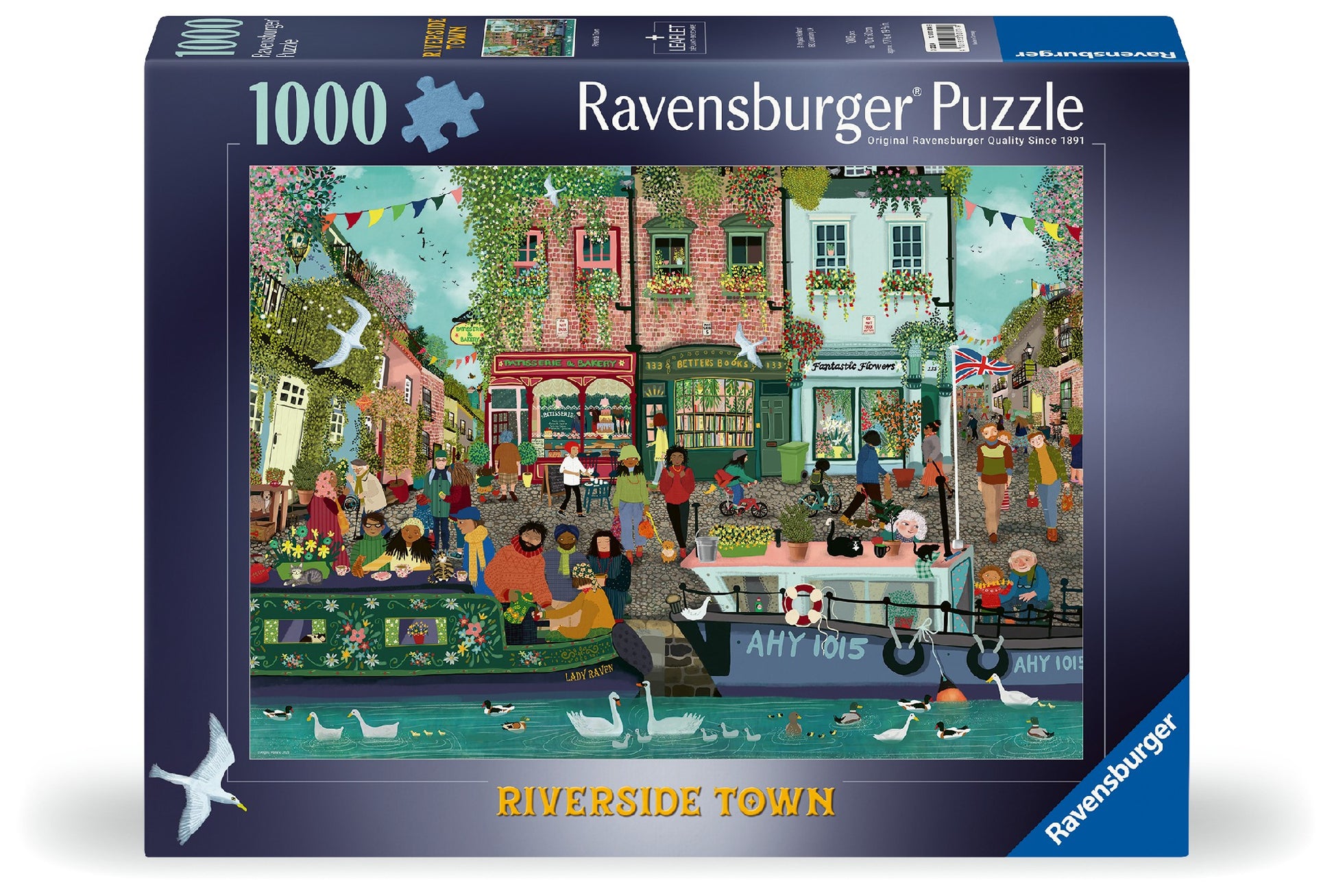 JIGSAW RAVENSBURGER - RIVERSIDE TOWN 1000PCS