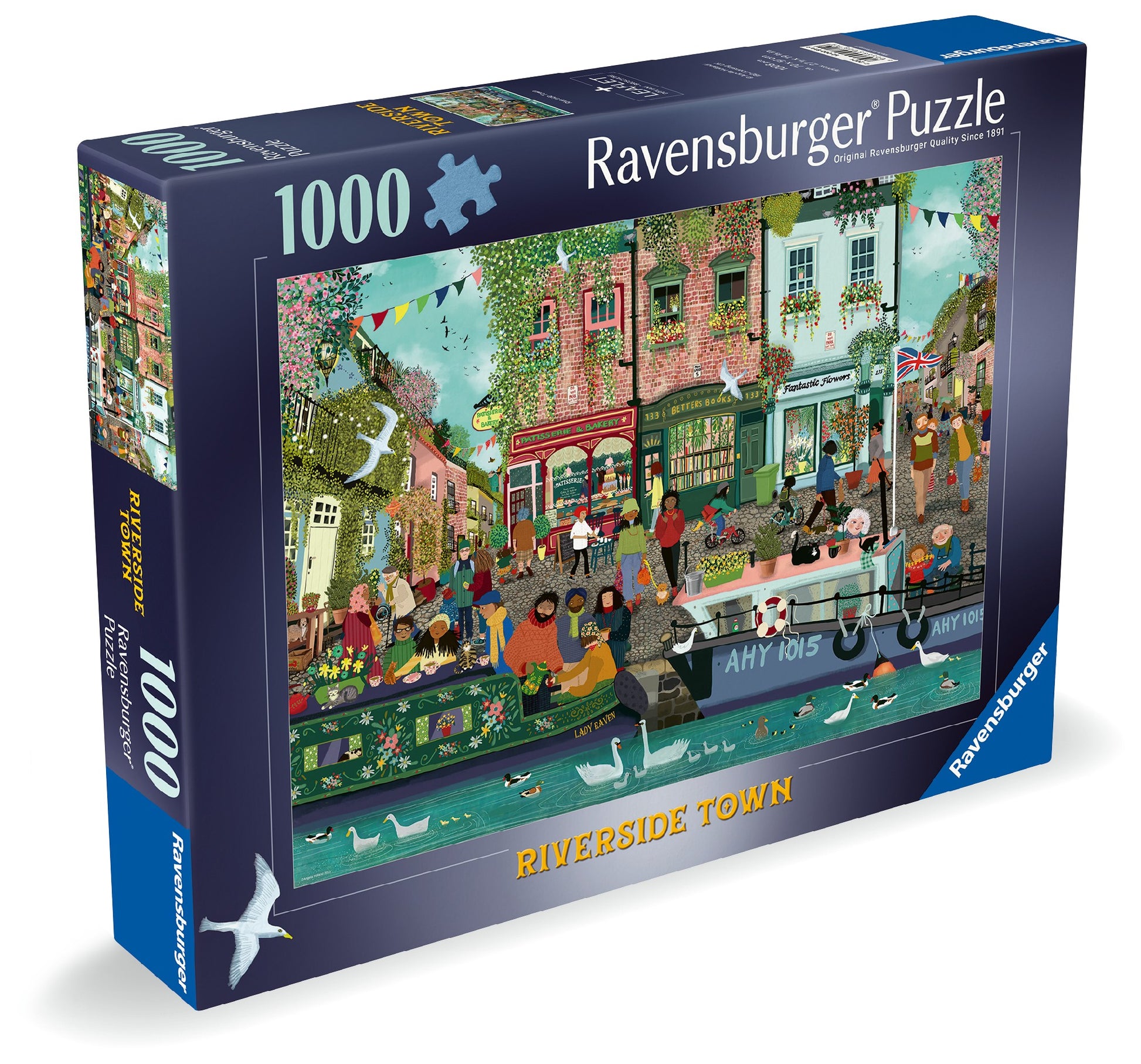 JIGSAW RAVENSBURGER - RIVERSIDE TOWN 1000PCS