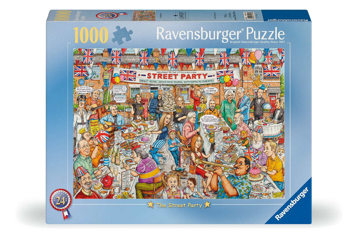 JIGSAW RAVENSBURGER - BEST OF BRITISH, THE STREET PARTY 1000PCS