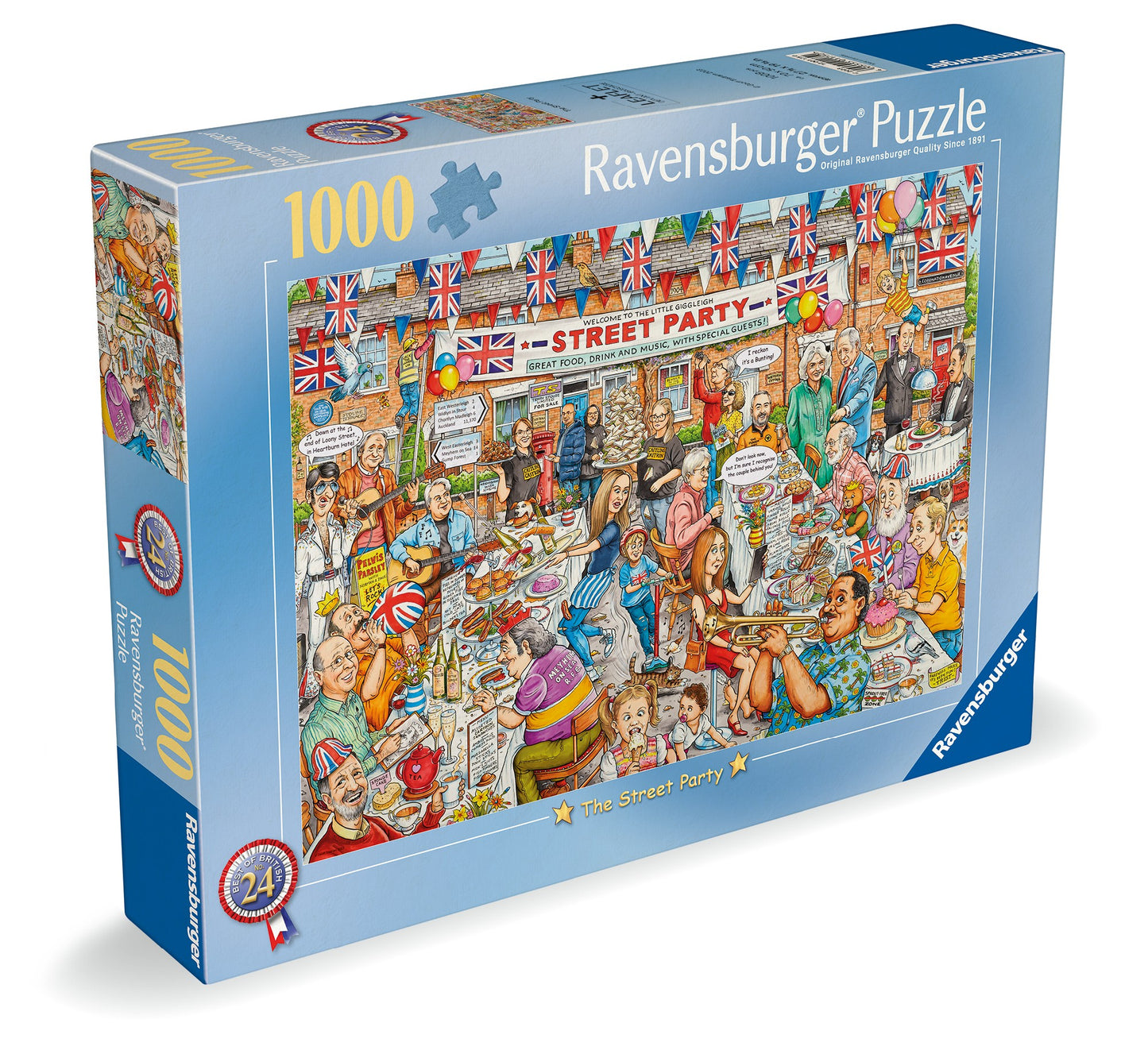 JIGSAW RAVENSBURGER - BEST OF BRITISH, THE STREET PARTY 1000PCS