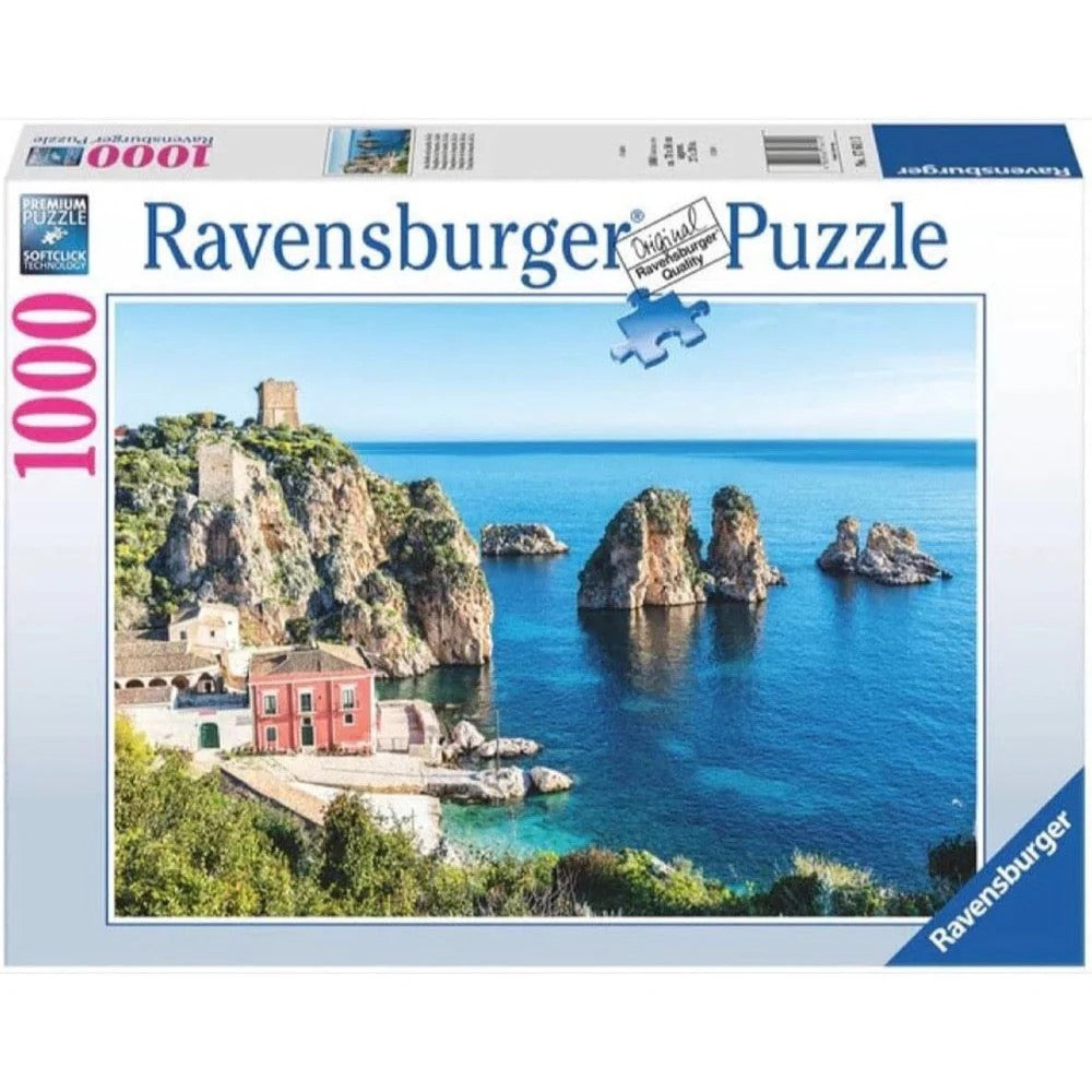 JIGSAW RAVENSBURGER - SEA STACKS OF SCOPELLO, SICILY
