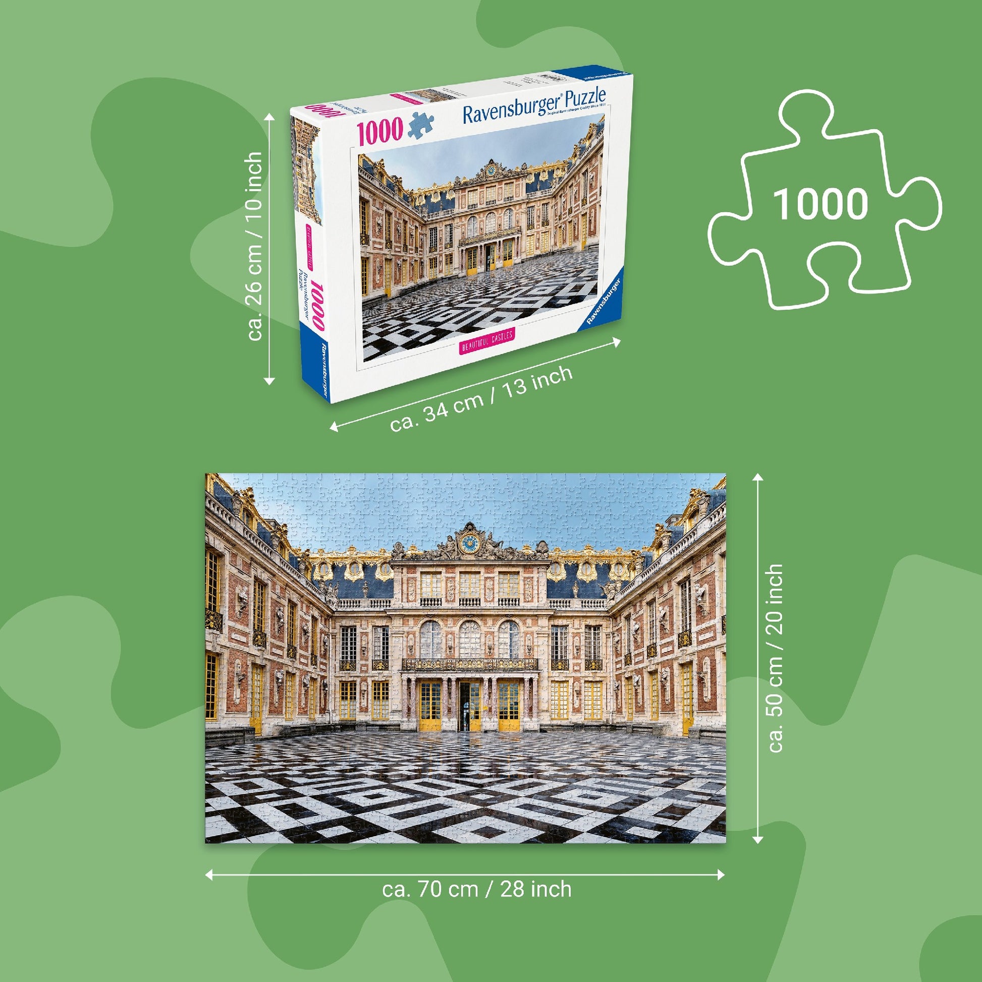 JIGSAW RAVENSBURGER - PALACE OF  VERSAILLES, FRANCE