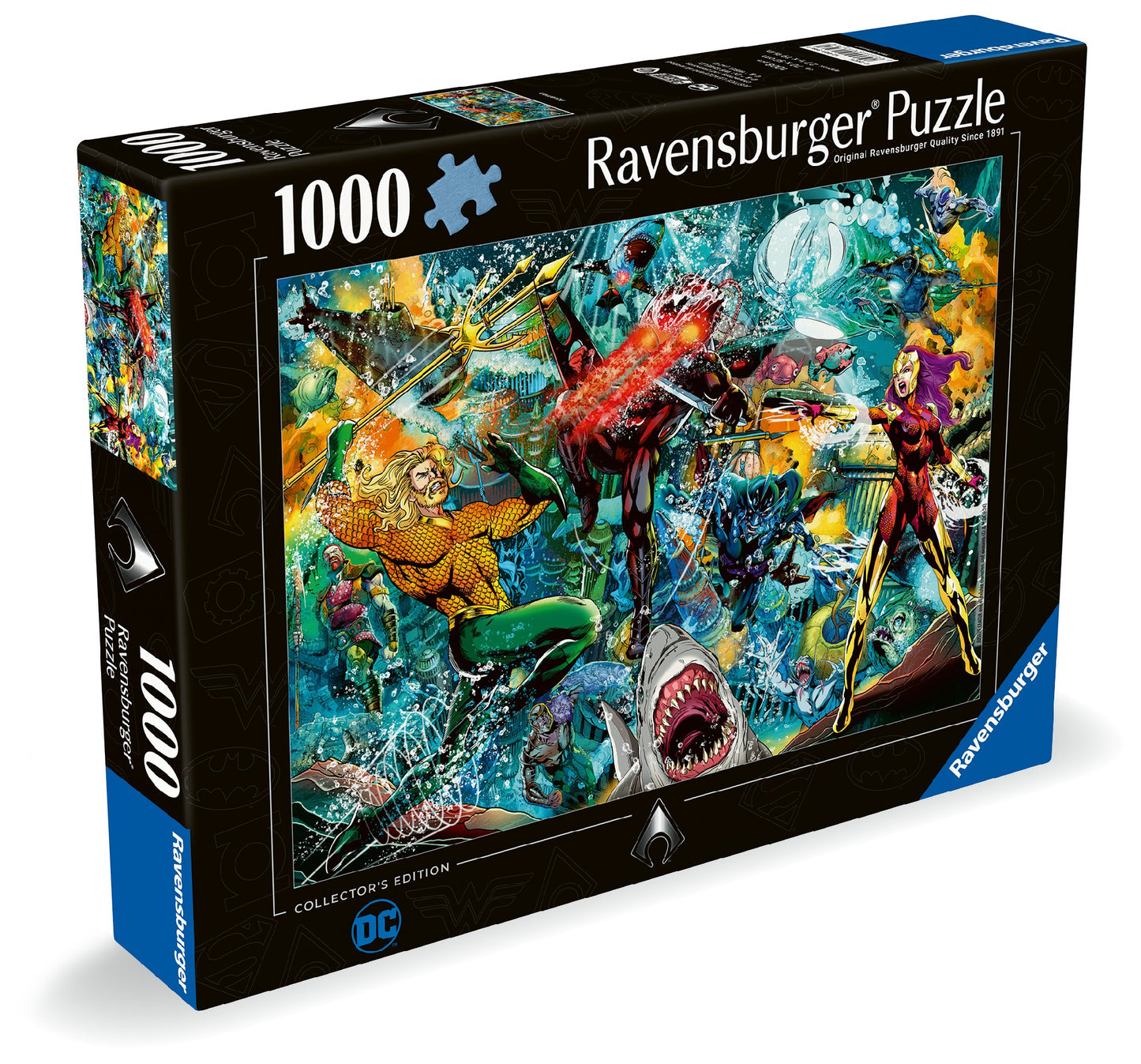 JIGSAW RAVENSBURGER - AQUAMAN COLLECTORS EDITION 1000PCS