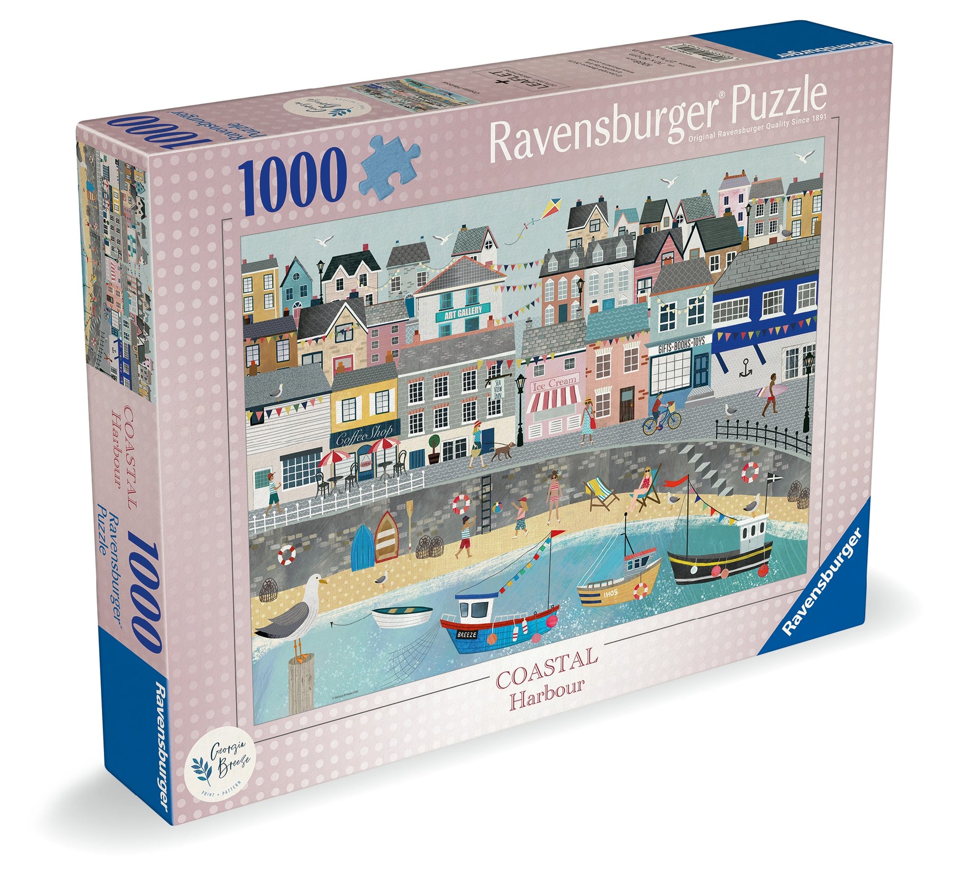 JIGSAW RAVENSBURGER - COASTAL HARBOUR 1000PCS