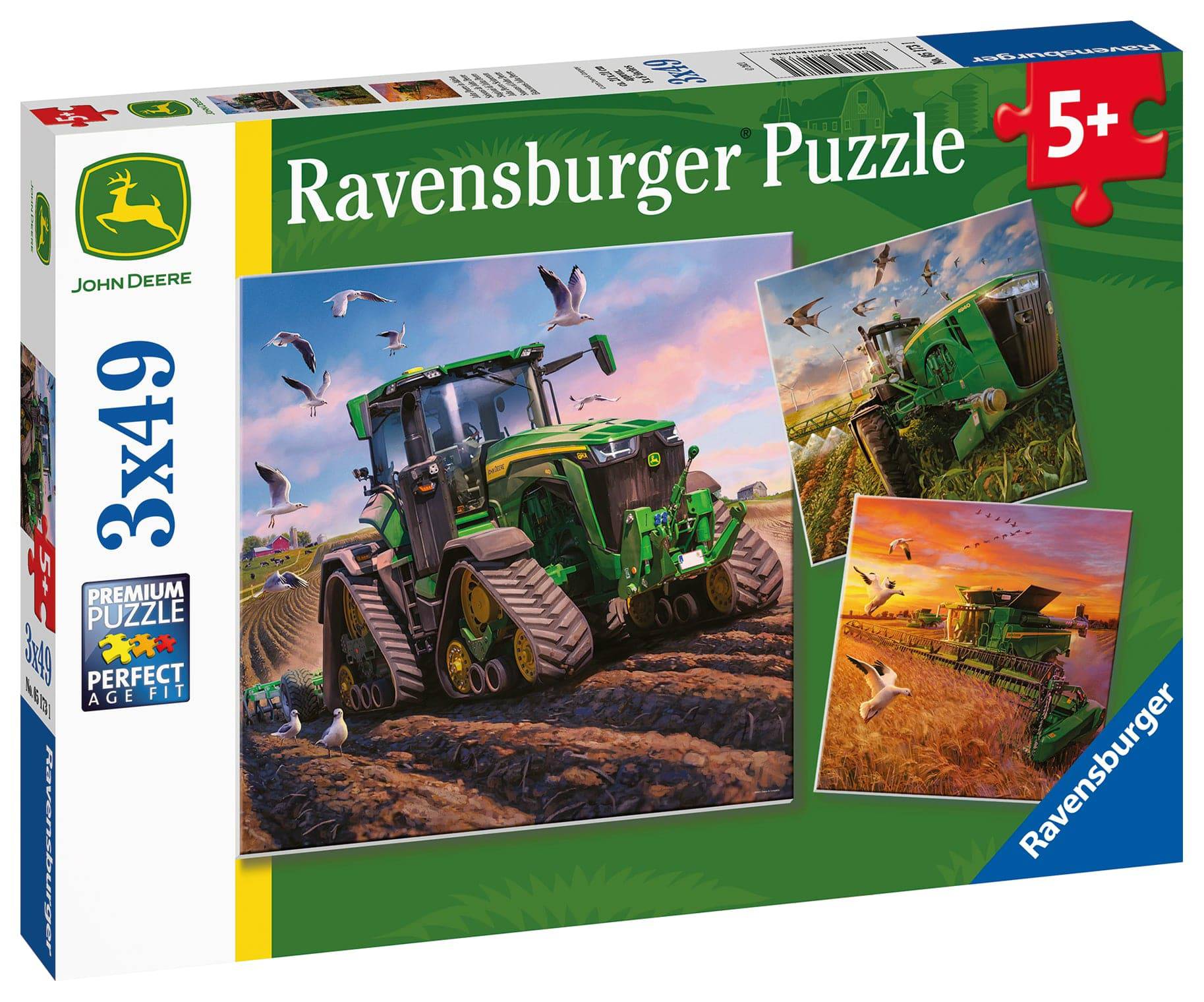 JIGSAW RAVENSBURGER - SEASONS OF JOHN DEERE 3X49 PC