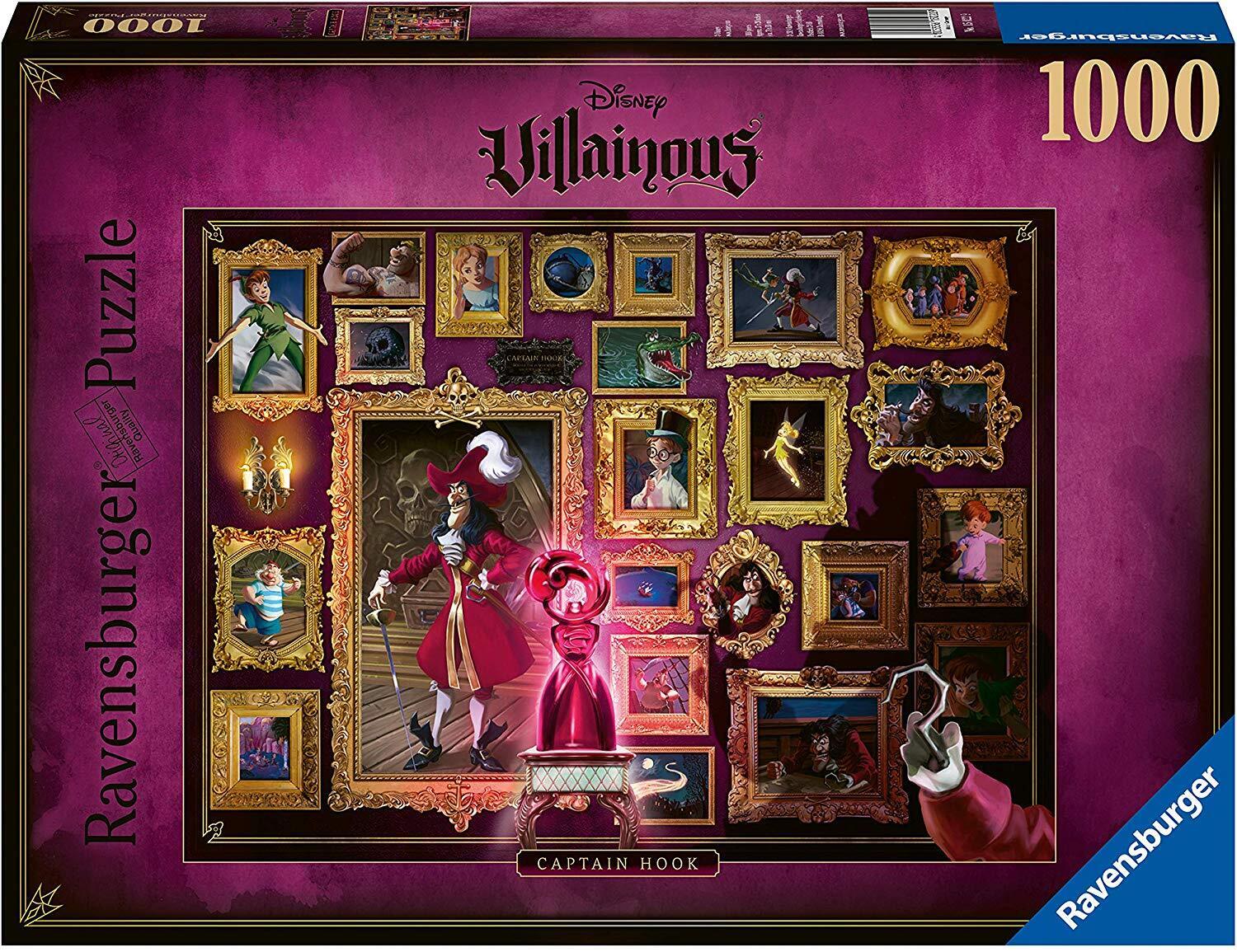 JIGSAW RAVENSBURGER - VILLAINOUS CAPTIAN HOOK PUZZLE 1000PC 