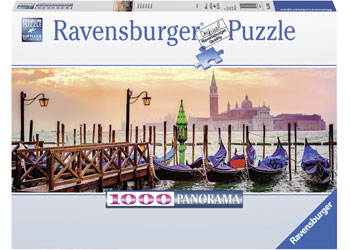 JIGSAW RAVENSBURGER - GONDOLAS IN VENICE PUZZLE 1000PCS