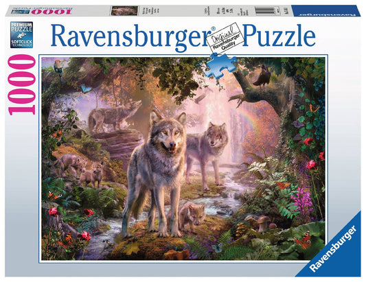 JIGSAW RAVENSBURGER - SUMMER WOLVES 1000PC