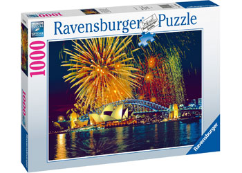 JIGSAW RAVENSBURGER - FIREWORKS OVER SYDNEY 1000PC