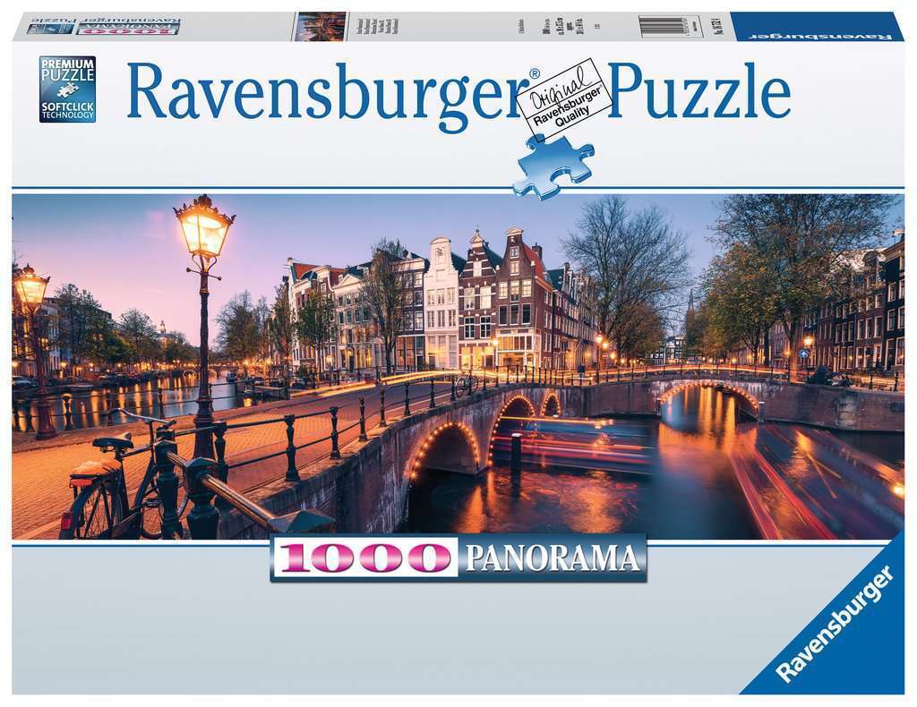 JIGSAW RAVENSBURGER - EVENING IN AMSTERDAM 1000PC