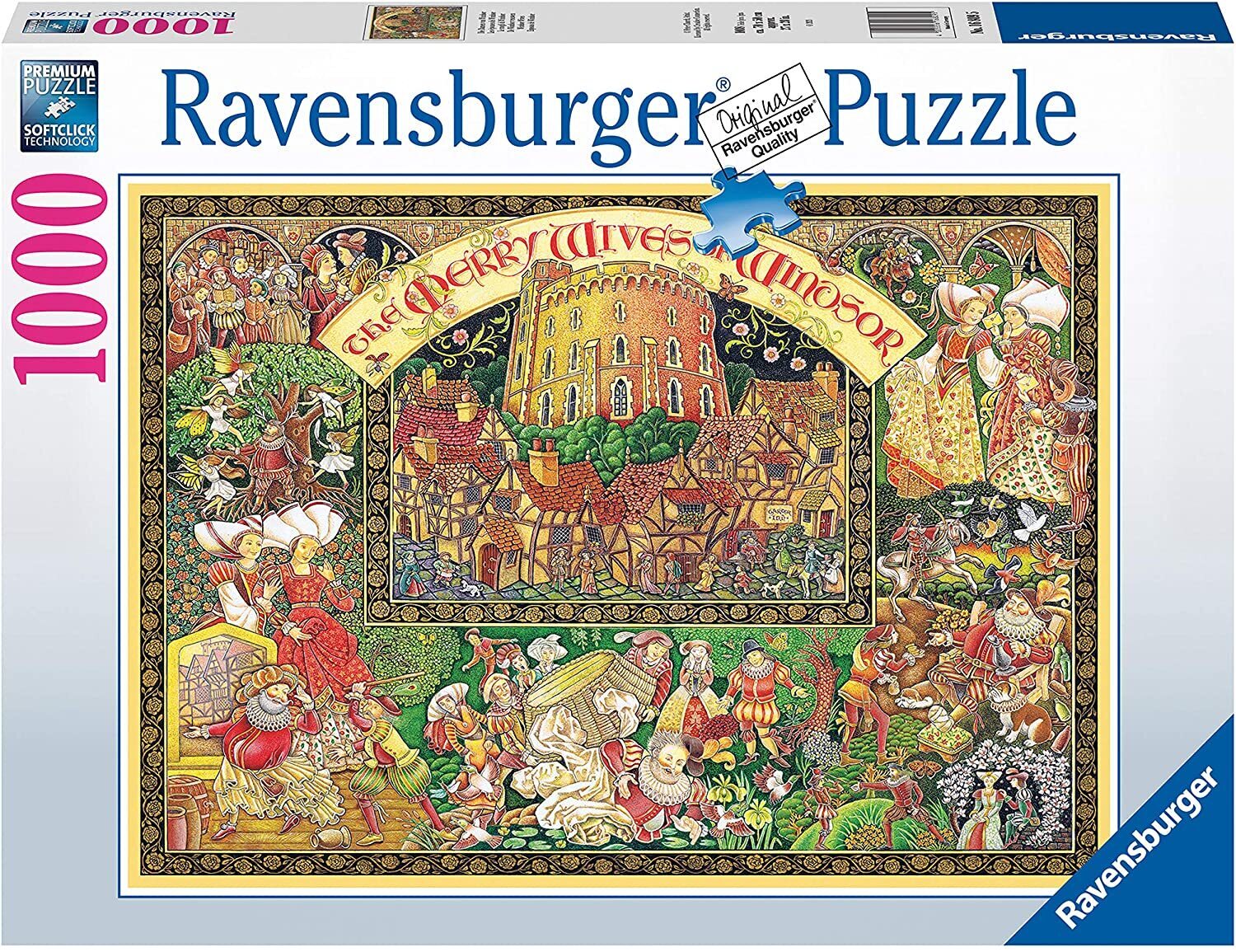 JIGSAW RAVENSBURGER - WINDSOR WIVES 1000PC