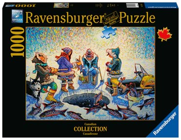 JIGSAW RAVENSBURGER - ICE FISHING 1000PC